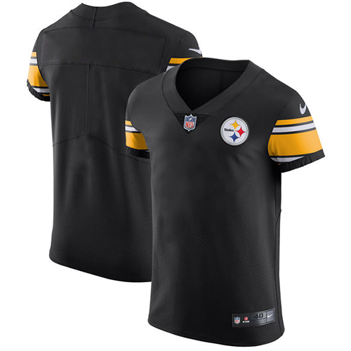 Nike Steelers Blank Black Team Color Men's Stitched NFL Vapor Untouchable Elite Jersey